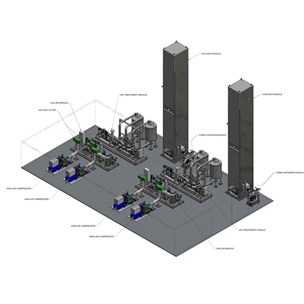 Cryogenic Nitrogen Generation Plant - 6600 Nm³/h