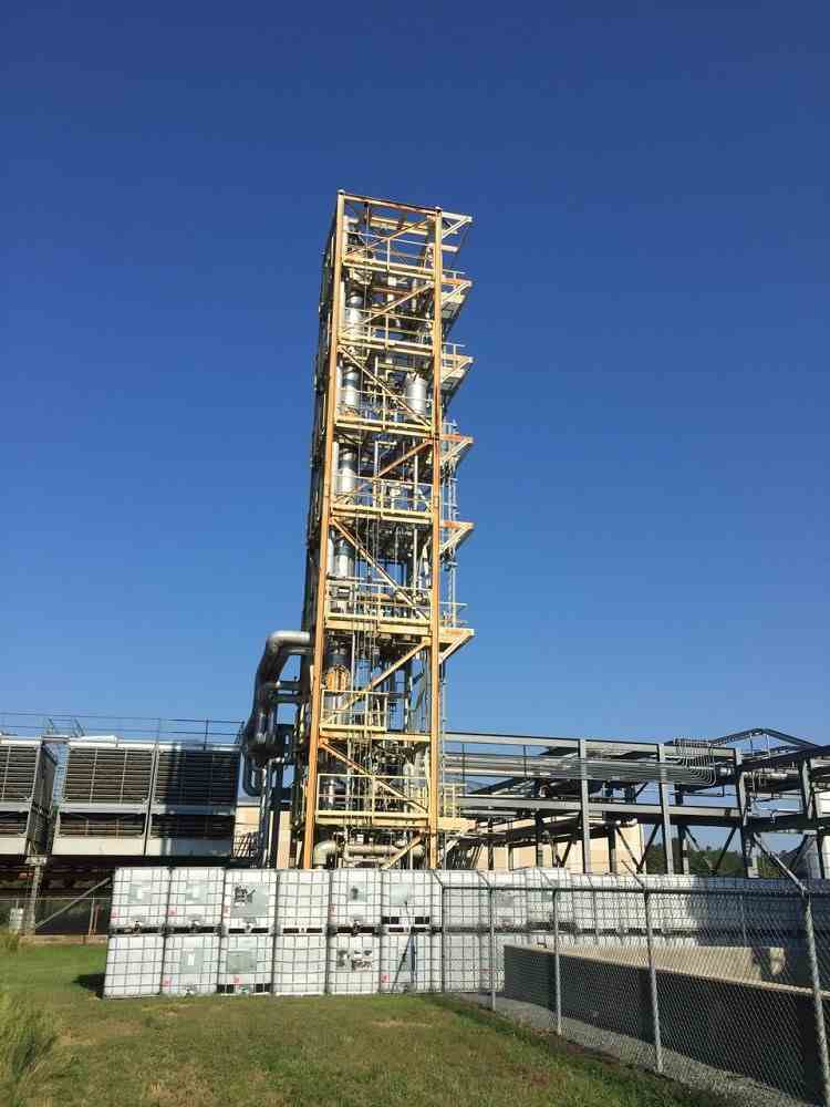 DMF Solvent Recovery and Distillation System - 588 lbs/hr